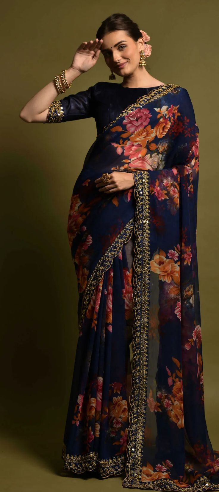 Georgette Saree