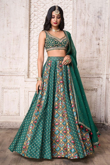 Panelled Lehenga