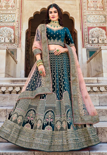 Velvet Lehenga